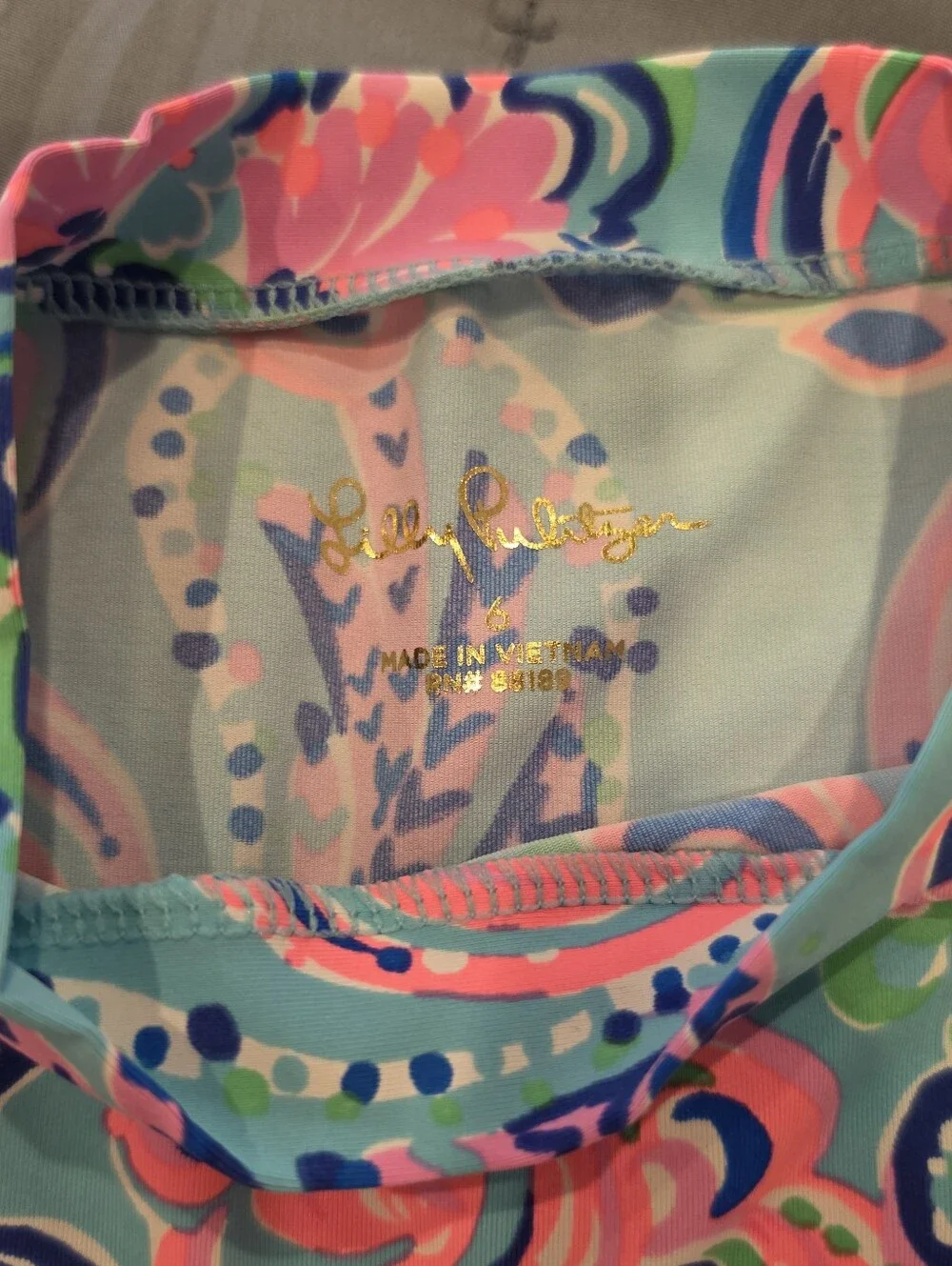 Lilly Pulitzer Girls Bobby Rashguard Set in the 